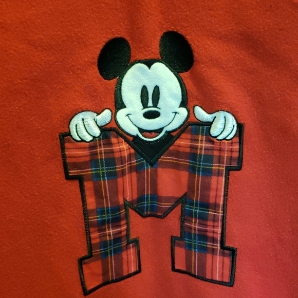 Vintage Girls Fleece Mickey Mouse Nightgown - Picture 2 of 6